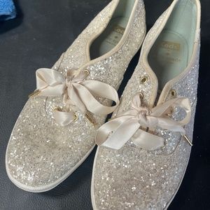 Keds x Kate spade glitter 7.5